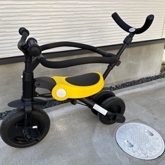 NADLE 3in1手押し棒＆転落防止ガード付き三輪車の画像