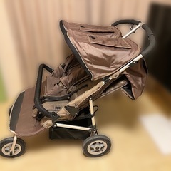 2人乗りベビーカーの画像