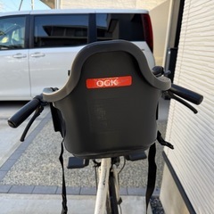 自転車　　チャイルドシート付きの画像