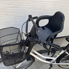 自転車　　チャイルドシート付きの画像