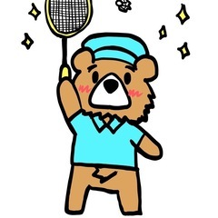 ゆったりバトミントン🏸✨