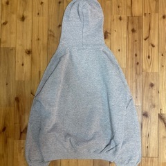 90s USA製 リーボック Reebok プルオーバー パーカー グレー Mの画像