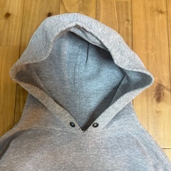 90s USA製 リーボック Reebok プルオーバー パーカー グレー Mの画像