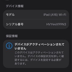 新品　iPad （A16）256GB Wi-Fiモデル　ピンクの画像