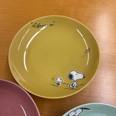 新未使用　peanuts スヌーピーパスタ皿　カレー皿3枚セットの画像