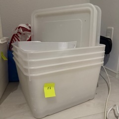 プラスチック収納IKEA MUJI  ニトリなどの画像