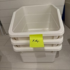 プラスチック収納IKEA MUJI  ニトリなどの画像