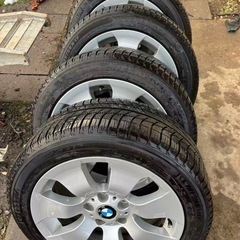 BMW225/50R17インチ ホイールセット タイヤ付き东京都引き取りも大歓迎の画像