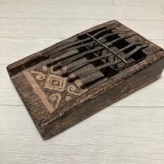 アジアン エスニック 手彫り 木彫 鉄琴 バリ島の画像