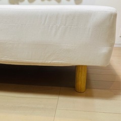 【お話中】12/13まで　無印良品　脚付きマットレス　シングル の画像