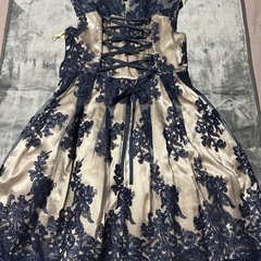 パーティードレス　ボレロ付の画像