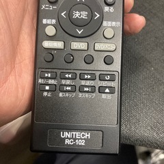 ユニテク　RC-102　液晶テレビ用　リモコン　UNITECHの画像