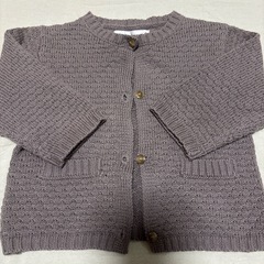 ベビーカーディガン（サイズ80）の画像