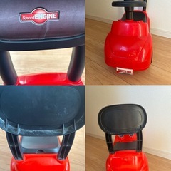 ktoys 赤い車 手押し車 ハンドル付き 乗用玩具 ビジーカー 乗り物 carの画像