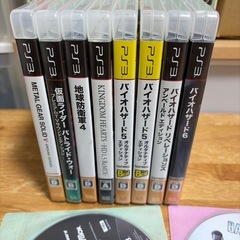 PS3ソフト　まとめ売り  プレイステーション3 ソフト バイオハザード等の画像