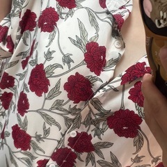 花柄シャツの画像