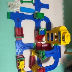 はたらくじどうしゃ　ビッグローダー ビル工事セット TOMY タカラトミーの画像