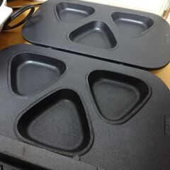 ■SOLUNA 焼き芋メーカー 3種類プレートセット WFT-103 TFW-103 ホットサンドメーカー 焼きおにぎりメーカー ホットプレートの画像