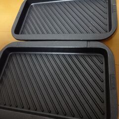 ■SOLUNA 焼き芋メーカー 3種類プレートセット WFT-103 TFW-103 ホットサンドメーカー 焼きおにぎりメーカー ホットプレートの画像