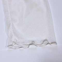 レタスフリル袖 シアートップスの画像