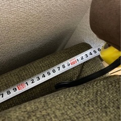 3人がけ ソファ 緑 ふかふか クッション付き 洗えるカバー 【12/7まで！】の画像