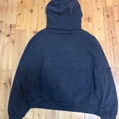 90s NIKE ナイキ スウェット パーカー センターロゴ バスケ XL 黒の画像