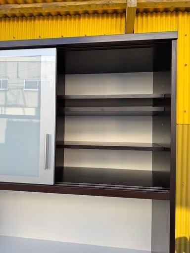 松田家具食器棚キッチン収納1180 Nクラッチダーク (タケベの部屋) 宇野