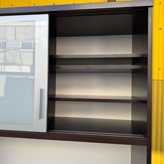 松田家具　食器棚　キッチン収納　1180 Nクラッチ　ダークの画像
