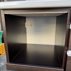 松田家具　食器棚　キッチン収納　1180 Nクラッチ　ダークの画像