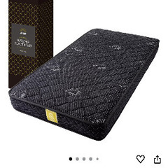 ベッドフレーム　セミダブル+マットレスの画像