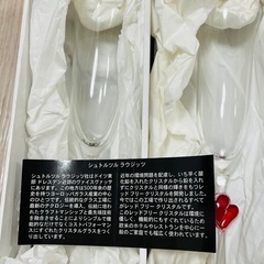新品未使用ペアシャンパングラス　シュトルツル　シャンパングラス　ハート　クリスマスの画像