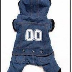 小型犬用 犬服 オールインワン 裏ボア Sサイズ の画像