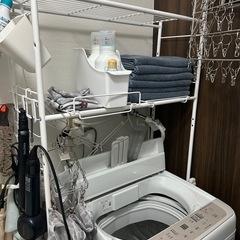 ニトリ　洗濯機ラックの画像