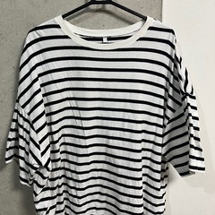 coca ボーダーTシャツの画像