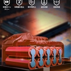 【新品】チェーンソー 充電式 電動 大容量バッテリー2個搭載 小型チェーンソーの画像