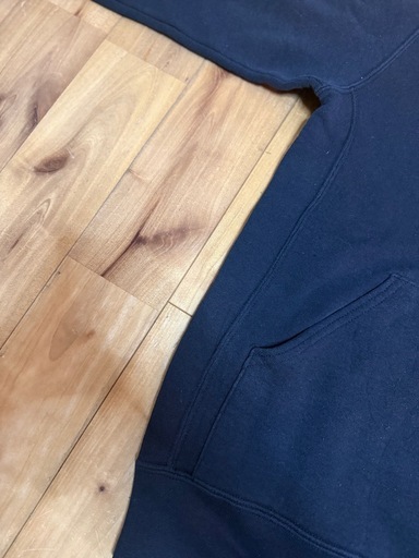 00s RUSSELL リバースタイプ パーカー フーディ 黒 S ラッセル