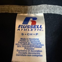 00s RUSSELL リバースタイプ パーカー フーディ 黒 S ラッセルの画像
