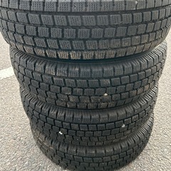 軽自動車 PCD100 145/80R12 スタッドレスタイヤ 軽トラ 軽バンの画像