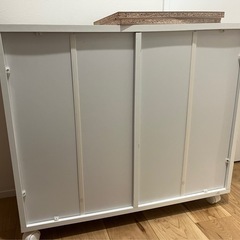 山善 YAMAZEN 収納ラック　押入れ収納　キャスター付きの画像