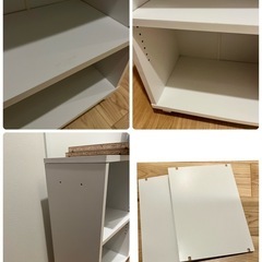 山善 YAMAZEN 収納ラック　押入れ収納　キャスター付きの画像