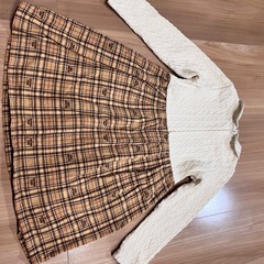 ミキハウス　ベアワンピースの画像