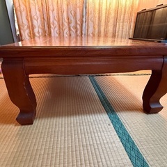 ちゃぶ台　茶色の画像