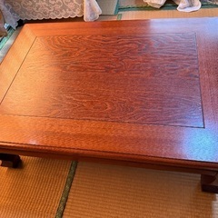 ちゃぶ台　茶色の画像