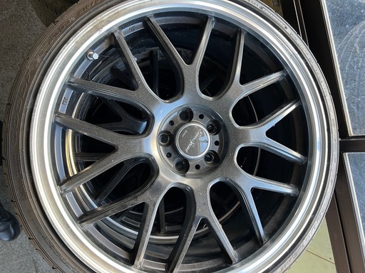 Euro Sport 19インチ アルミホイール＆超扁平タイヤ4本セット 215/35R19