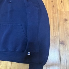 00s RUSSELL リバースタイプ パーカー フーディ 濃紺 M ラッセルの画像