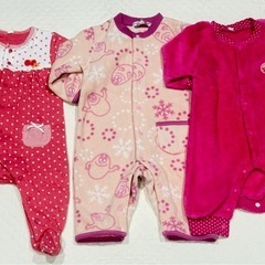 70サイズ　まとめ　ベビー服　冬物　女の子　大量 ２０枚の画像