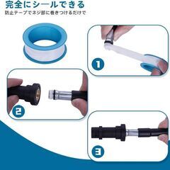 未使用 パイプ洗浄ホース ケルヒャー 高圧洗浄機対応 15m延長 Karcher 配管洗浄用 排水管用 下水道用 配管掃除の画像