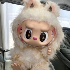 海外限定　ラブブ　ジモモ　38cm カスタム　猫の画像