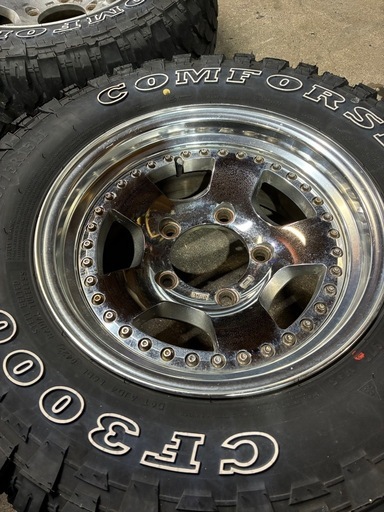 JB23 JB64 ジムニー WORK crag 深リム　215/75R15 CF3000 6.5ｊ139.7 5H 4本セット　15インチ JB23 JB64 ジムニー WORK crag 深リム 215/75R15 CF3000 6.5j139.7 5H 4本