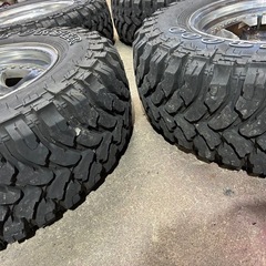JB23 JB64 ジムニー WORK crag 深リム　215/75R15 CF3000 6.5ｊ139.7 5H 4本セット　15インチの画像